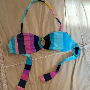 Xhilaration striped bikini top